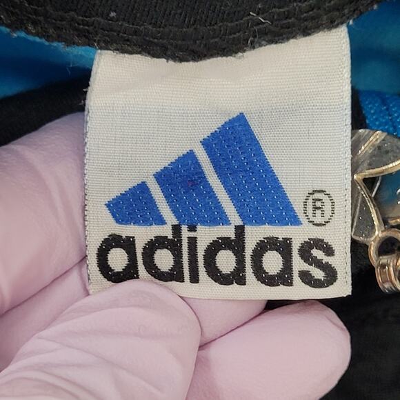 Vintage 90s ADIDAS Track Jacket Womens Large 23x30 Trefoil - Picture 6 of 14